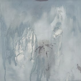 FERNANDO LEAL AUDIRAC (MX, B.1958) PAINTING 'RAIN ON THE CLIFF'
