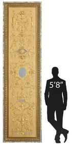 PALATIAL NEOCLASSICAL STYLE ARCHITECTURAL PANEL, ROTHSCHILD FAMILY, 11'2.5"H