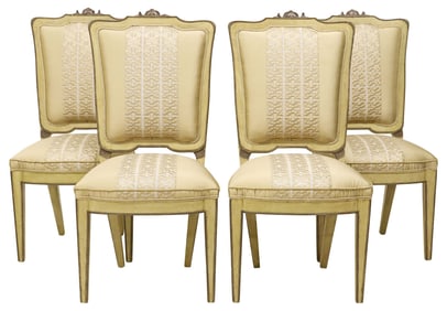 (4) MINTON-SPIDELL 'RIZZOLI' UPHOLSTERED DINING CHAIRS