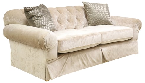 CAMERON COLLECTION (ATTRIB) CUSTOM CHESTERFIELD STYLE SOFA