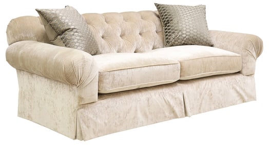 CAMERON COLLECTION (ATTRIB) CUSTOM CHESTERFIELD STYLE SOFA