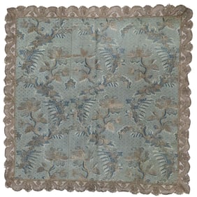 CONTINENTAL BROCADED JACQUARD ECCLESIASTICAL ALTAR CLOTH