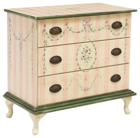 JANE KELTNER BRIGHTON PAVILION HAND-PAINTED CHEST OF DRAWERS