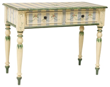 JANE KELTNER BRIGHTON PAVILION HAND-PAINTED WRITING TABLE