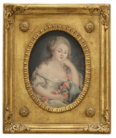 AFTER JEAN-FRANCOIS JANINET (1752-1814) PORTRAIT PAINTING, 'L'AGREABLE NEGLIGE'