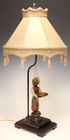 DESIGNER JOHN-RICHARD TABLE LAMP & SHADE