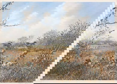 JOHN P. COWAN (1920-2008) SIGNED LTD ED PRINT 'CACTUS COVEY'