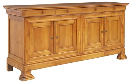FRENCH LOUIS PHILIPPE PERIOD FRUITWOOD SIDEBOARD