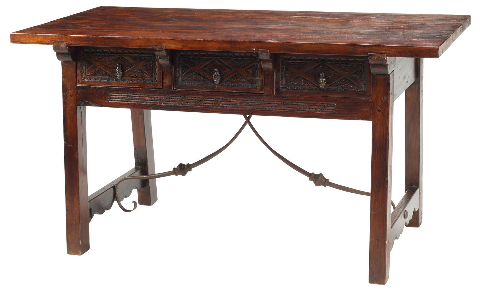 BAROQUE STYLE TRESTLE-SUPPORT TABLE (1 of 6)