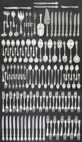(126) GORHAM 'MELROSE' STERLING SILVER FLATWARE SERVICE