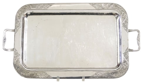 COLOMBIAN 900 SILVER HANDLED TRAY