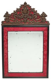 DUTCH BAROQUE STYLE REPOUSSE MIRROR
