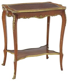 FRENCH LOUIS XV STYLE TRAY-TOP TEA TABLE