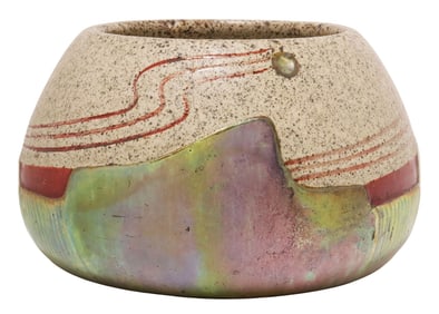 ZSOLNAY ART NOUVEAU GRES SERIES CERAMIC VASE