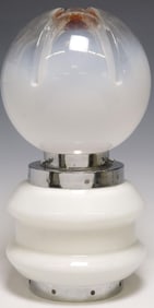 MAZZEGA ITALIAN MID-CENTURY MODERN GLASS TABLE LAMP