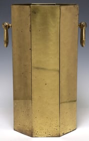 MODERN BRASS OCTAGONAL UMBRELLA / STICK STAND