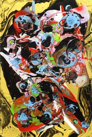 PETRONELLA GREER (B.1945) PAINTING, 'OPEN TO SUGGESTION'