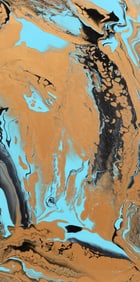 PETRONELLA GREER (B.1945) PAINTING, 'COPPER PATINA'