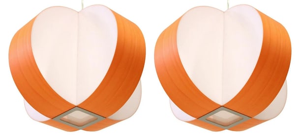 (2) CONTEMPORARY LZF 'CARAMBOLA' SUSPENSION LAMPS