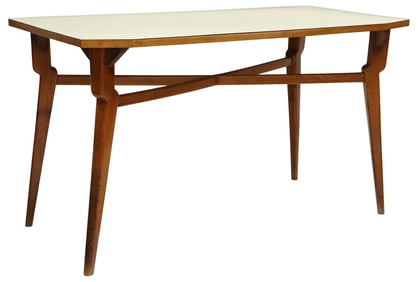 ITALIAN MID-CENTURY MODERN LAMINATE-TOP DINING TABLE