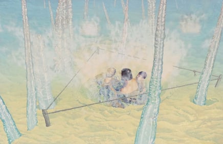 DOUG JAQUES (TX, 1946-2013) SERIGRAPH IN COLORS
