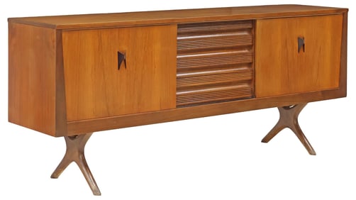 EON MID-CENTURY MODERN TEAK CREDENZA SIDEBOARD