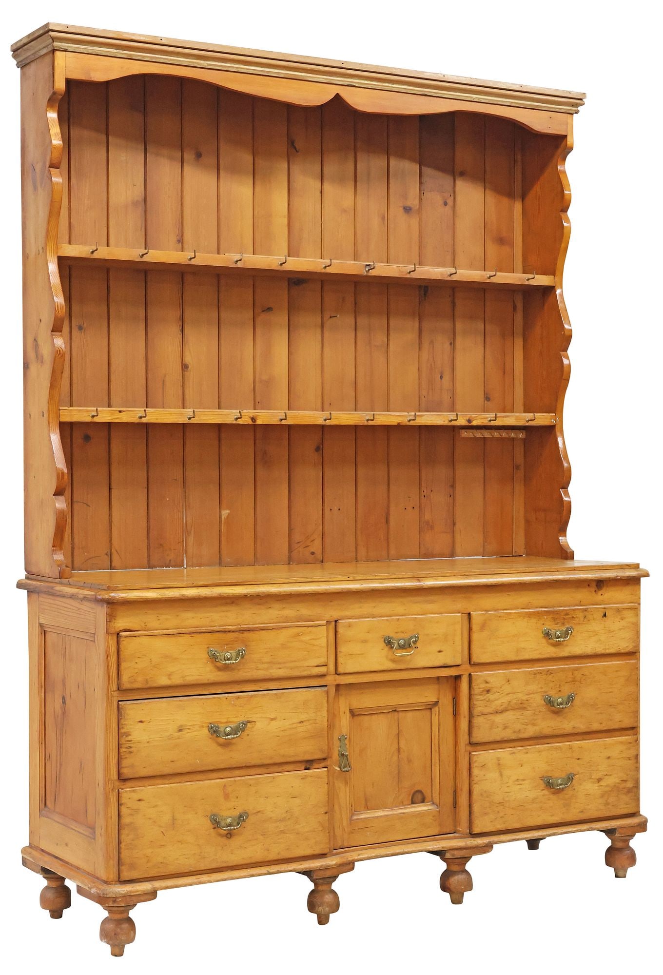 ENGLISH PINE KITCHEN DRESSER (1 of 6)