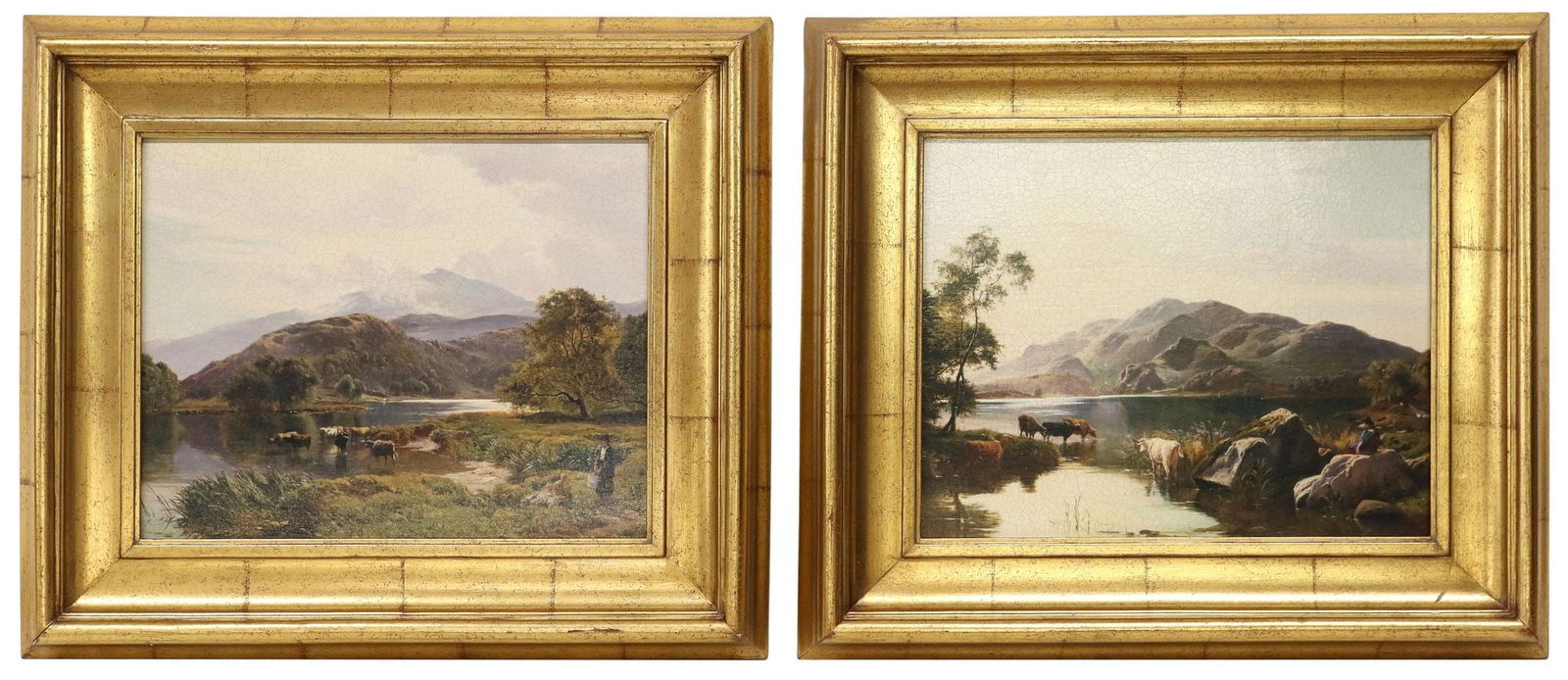 (2) AFTER SIDNEY RICHARD PERCY LANDSCAPE OLEOGRAPHS ON CANVAS (1 of 4)
