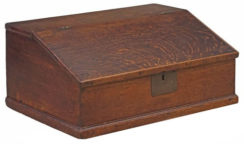 ENGLISH OAK BIBLE OR DOCUMENT BOX