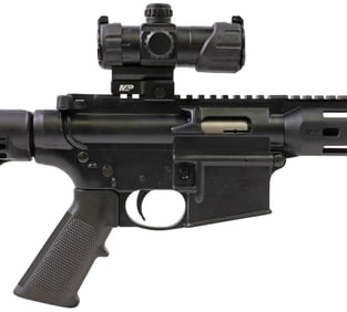 (6) SMITH & WESSON MP-15-22 LR RIFLE, 4 MAGS, SCOPE, RESTRICTIONS
