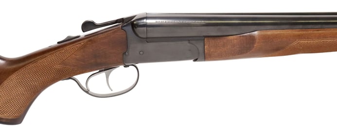 GAUCHA UPLANDER SIDE BY SIDE 12 GAUGE SHOTGUN, EXCELLENT CONDITION