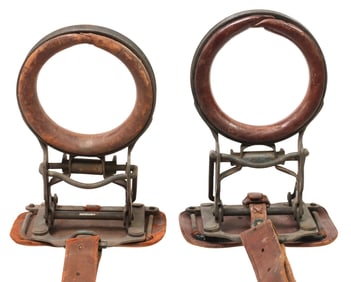(2) SCARCE M1912 U.S. CAVALRY EXPERIMENTAL RIFLE BELT RINGS