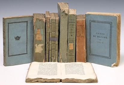 (11) ITALIAN & FRENCH PAPER BINDING BOOKS, 18TH/ EARLY 19TH C.