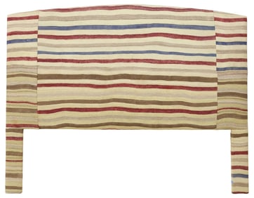 CUSTOM KILIM UPHOLSTERED KING-SIZE BED HEADBOARD