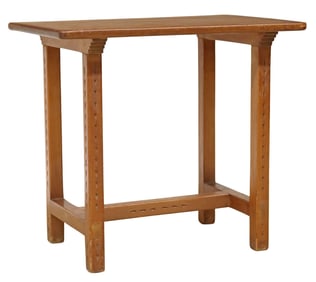 SOUTHWEST DATCHA RANCH CHIP-CARVED PINE SIDE TABLE
