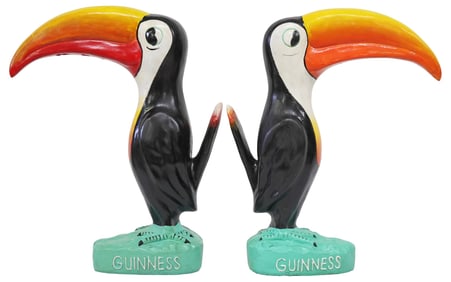 (2) GUINNESS TOUCAN ADVERTISING DISPLAY FIGURES