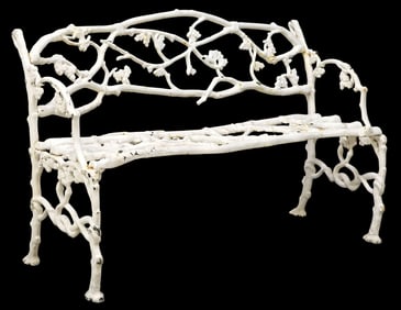 ENGLISH VICTORIAN CAST IRON GARDEN BENCH