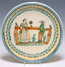 GORKY GONZALEZ MEXICAN FOLK ART POTTERY WALL CHARGER