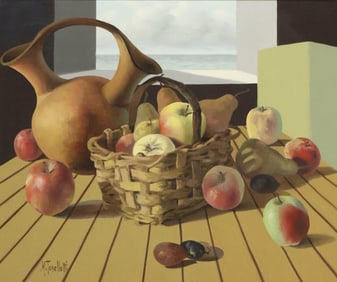 MAURIZIO TONELLOTTI (1925-1998) STILL LIFE PAINTING