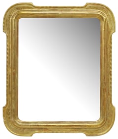 ITALIAN GILTWOOD WALL MIRROR, 37" X 31.5"
