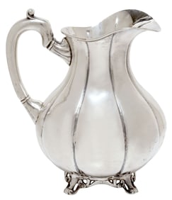 SANBORNS MEXICO STERLING SILVER WATER PITCHER