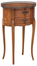 LOUIS XV STYLE MARQUETRY SIDE TABLE