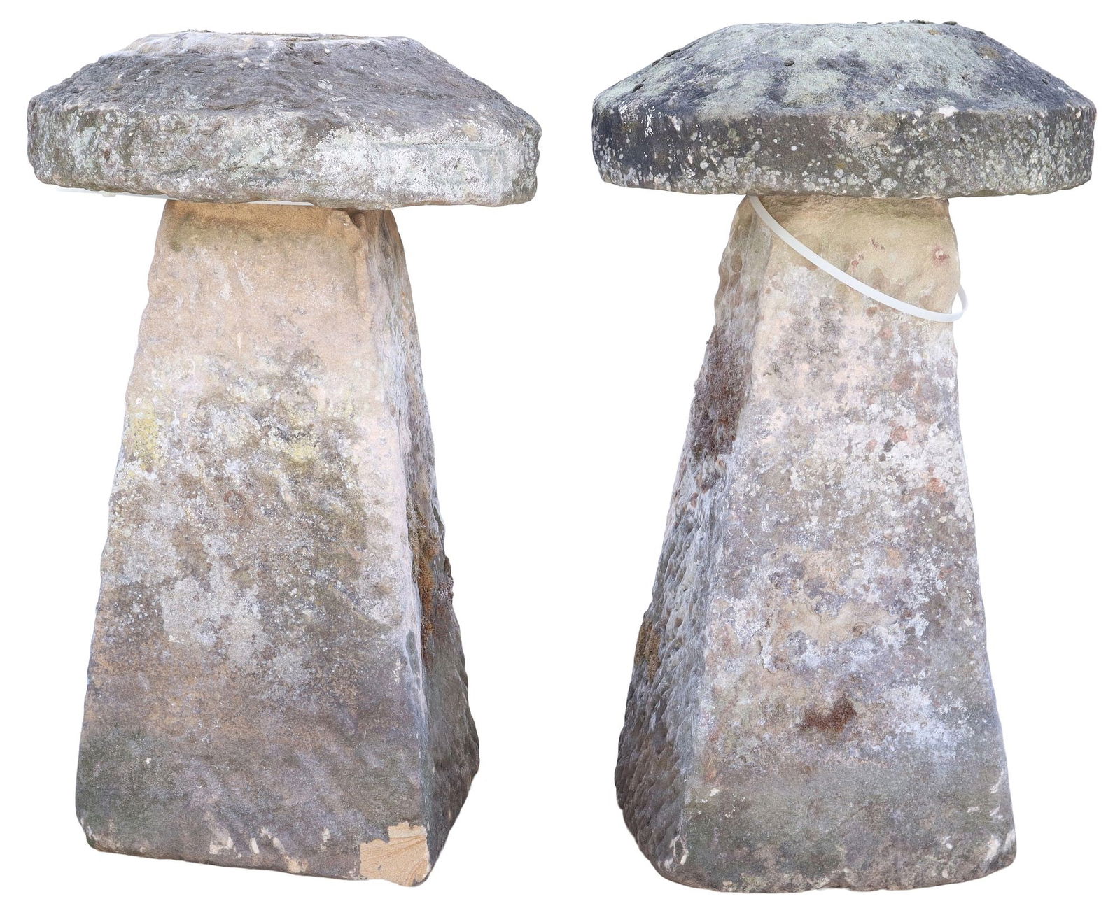 (2) ENGLISH MUSHROOM-FORM STADDLE STONES (1 of 2)