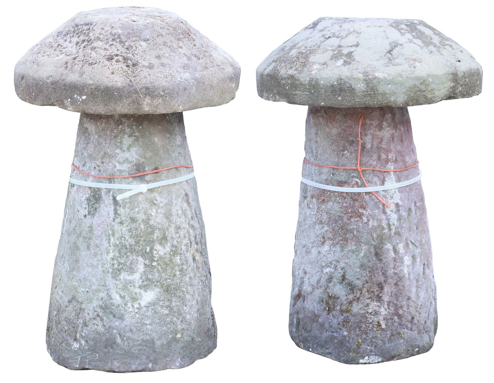 (2) ENGLISH MUSHROOM-FORM STADDLE STONES (1 of 2)
