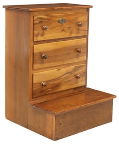 ITALIAN WALNUT PRIE DIEU / PRAYER KNEELER CABINET