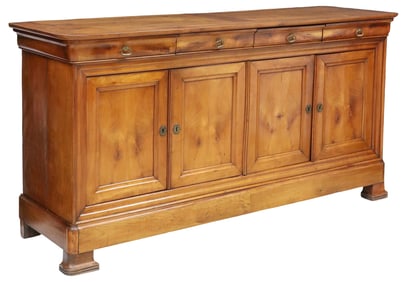 FRENCH LOUIS PHILIPPE PERIOD FRUITWOOD SIDEBOARD