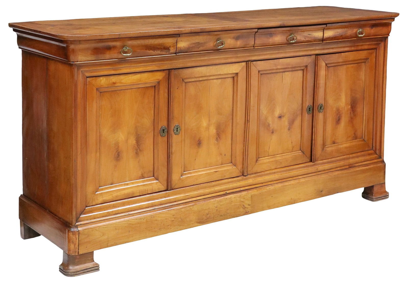 FRENCH LOUIS PHILIPPE PERIOD FRUITWOOD SIDEBOARD (1 of 4)