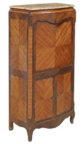 FRENCH LOUIS XV STYLE ROSEWOOD SECRETAIRE A ABATTANT