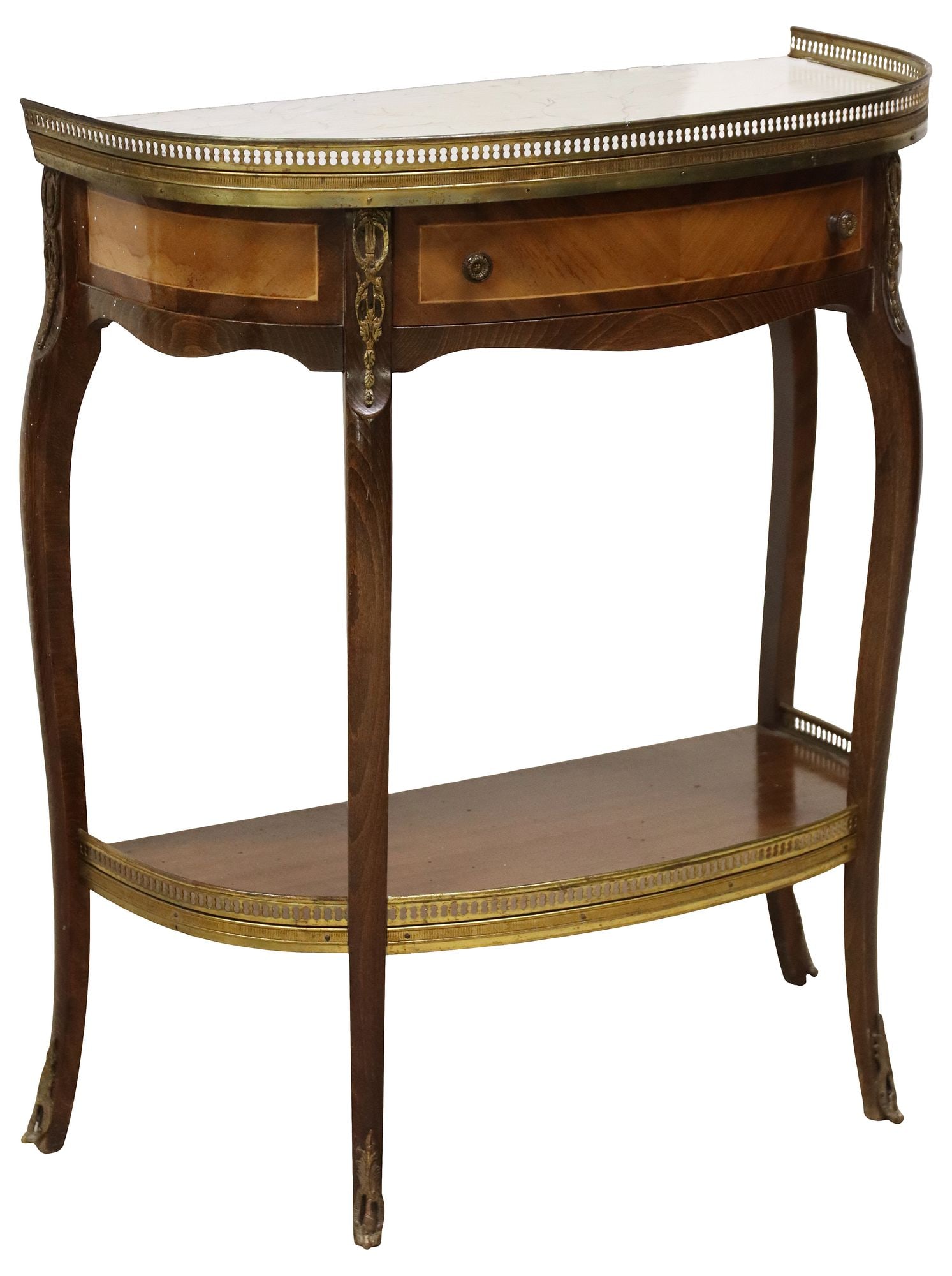 FRENCH TRANSITIONAL STYLE CONSOLE TABLE (1 of 5)