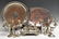HUGE LOT SILVERPLATE, INKSTAND, TRAYS, STERLING
